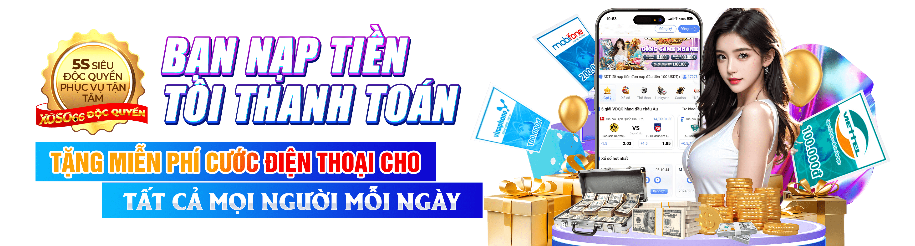 Hình ảnh quảng cáo của nn666 hiển thị nền tảng và các lợi ích