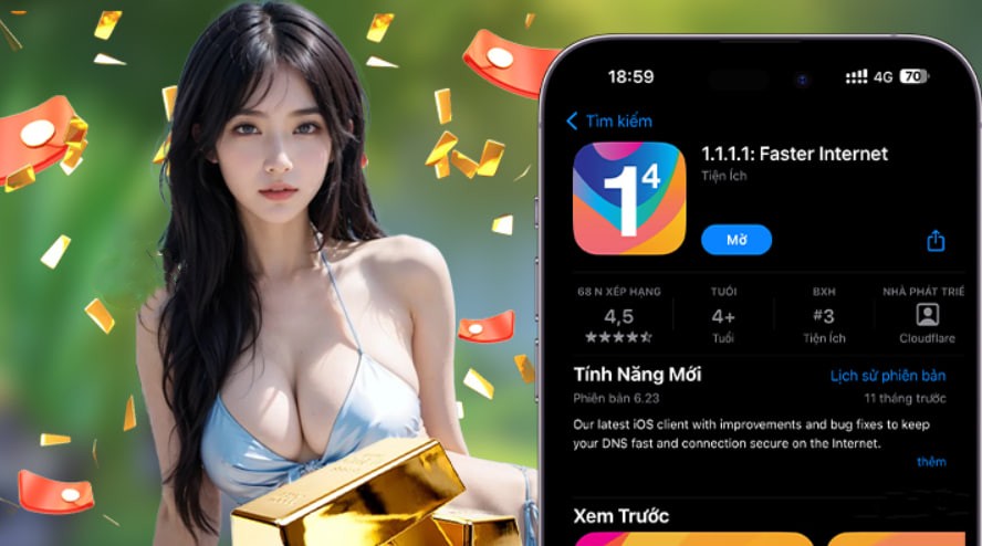 Hình ảnh quảng cáo của nn666 hiển thị nền tảng và các lợi ích